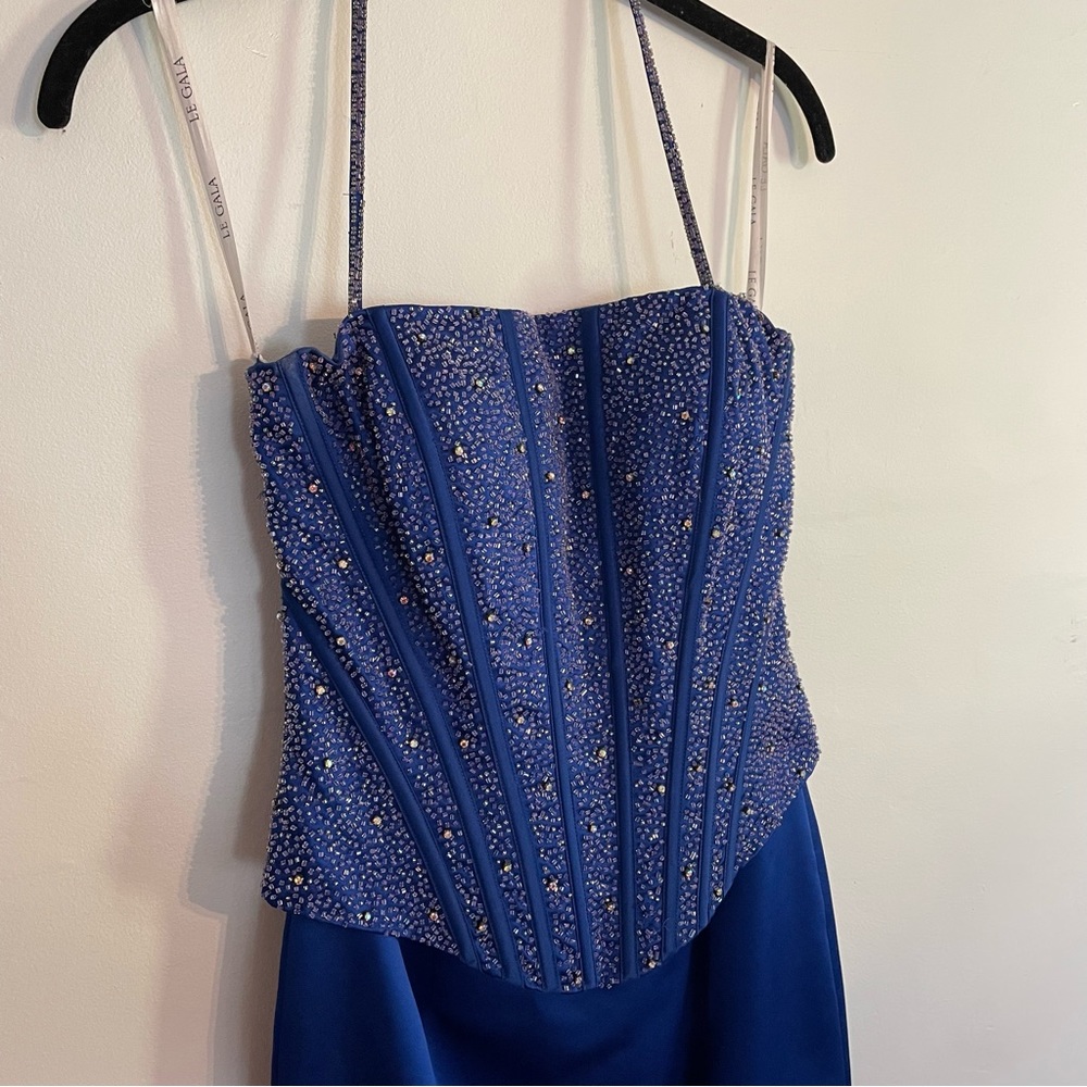 Blue Gown Prom or Wedding, Le Gala Dress